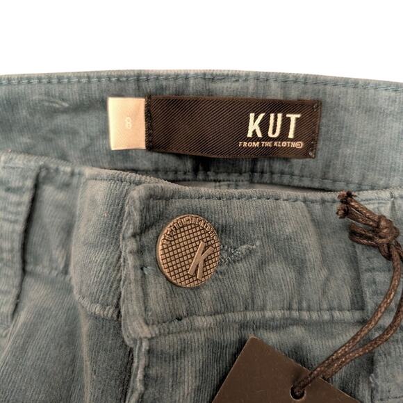 Kut from the Kloth Women's High Rise Diana Fab Ab Corduroy Skinny Jeans Size 8 - Picture 3 of 14